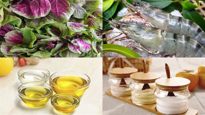 cách nấu canh tôm rau dền giải nhiệt, bổ dưỡng cho mọi gia đình Nguyên liệu tươi ngon để chuẩn bị allintitle:cách nấu canh tôm rau dền