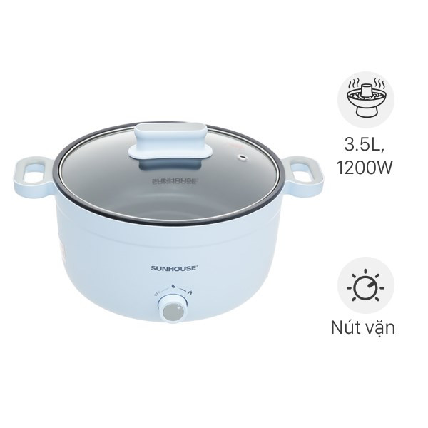 nồi lẩu điện Sunhouse SHD4528 dung tích 3.5 lít